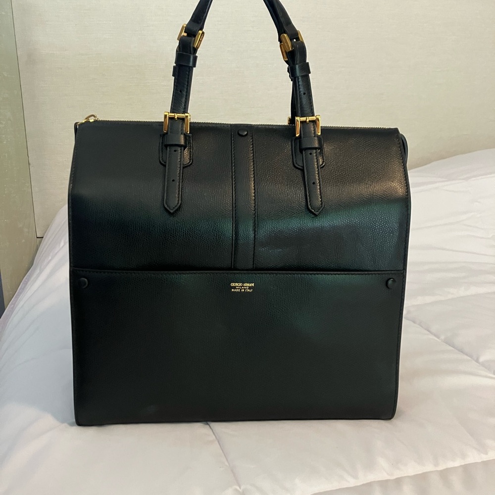 Giorgio Armani Borgonuovo Top Handle